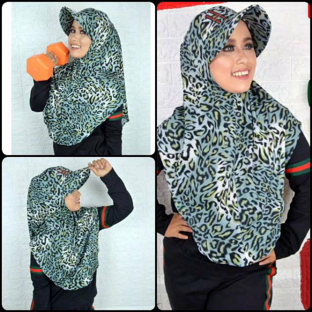 jilbab Topi jiltop Olahraga Outdoor Hat Sport Topi Senam Topi hijab
