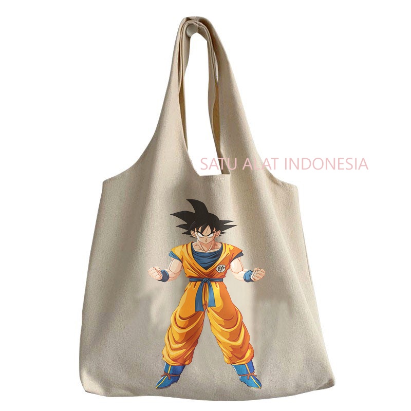 BLACK CANVAS  ANIME TOTEBAG 3.0 BESAR 100% CANVAS ORIGINAL