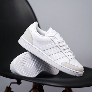 Bestseller !! Sepatu Adidas Grand court Se Full White Original