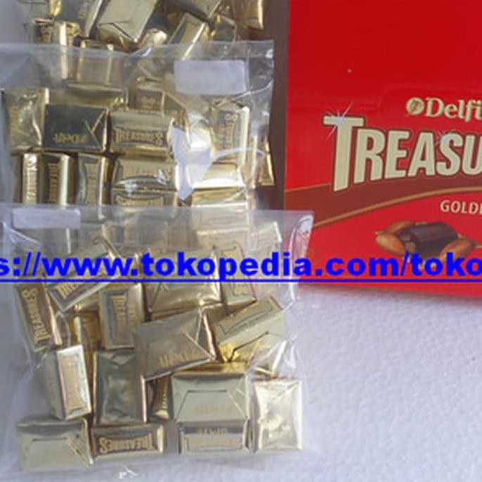 

BEST SELLER Coklat Delfi Kiloan Treasures Golden Almond (500gr / isi 48pcs)