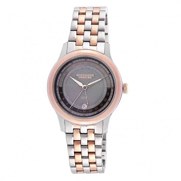 JAM TANGAN Giordano P164-44 Jam Tangan Pria - Silver Rosegold Black