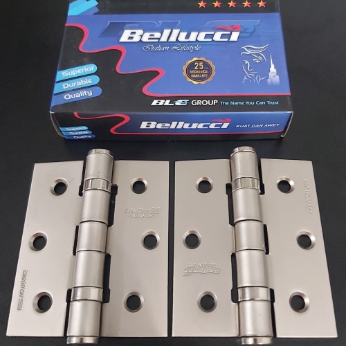 Engsel 3 inc Stainless tebal/ Engsel 3 Inch Stainless Tebal BELLUCCI BLC / ENGSEL STANLIS  engsel jendela engsel pintu,kunci pintu/jendela Engsel jendela tebal 3&quot; Tebal kuat anti karat kupu2 BELUCI ORIGINAL ASLI GARANSI