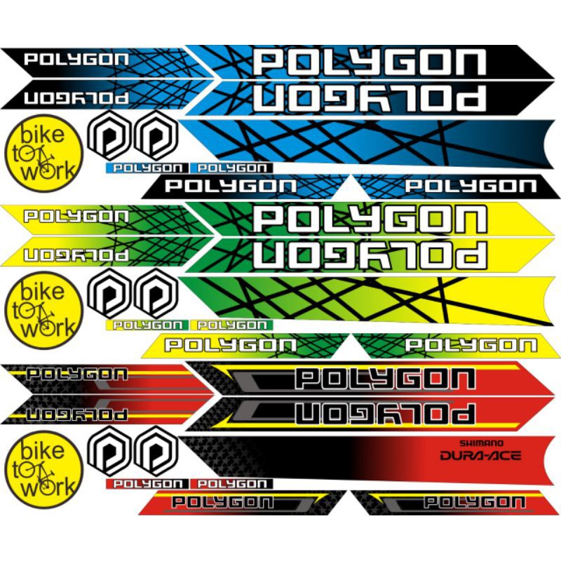 stiker sepeda polygon thrill exotic dll