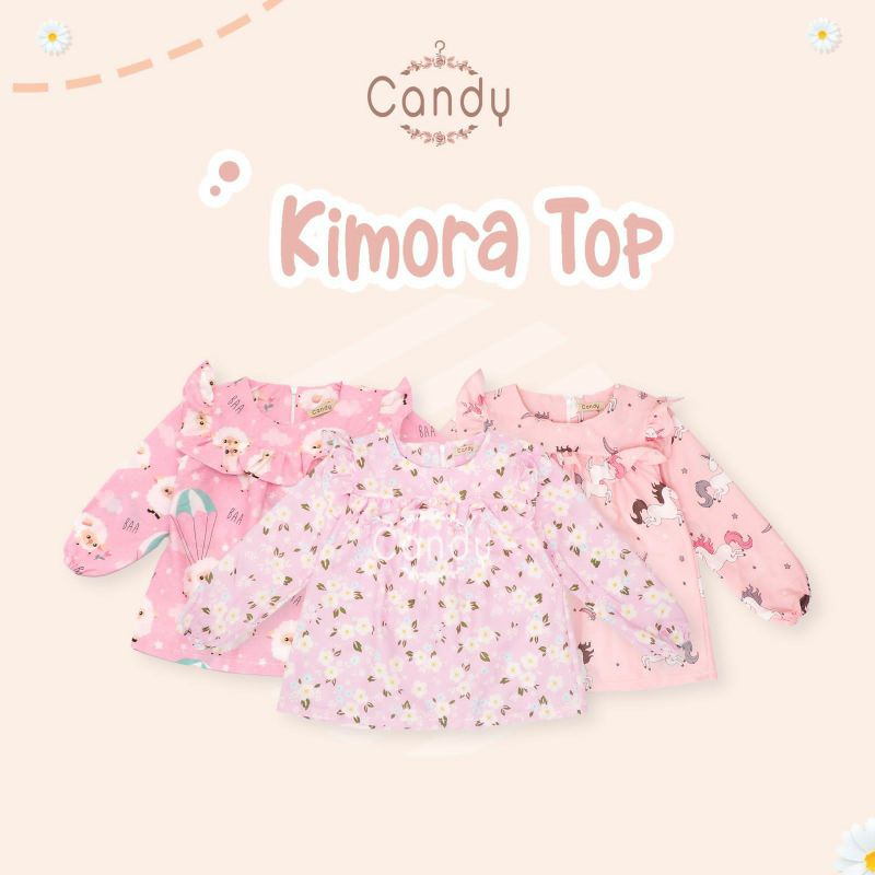 Atasan anak perempuan/Kimora top by candy/Baju anak perempuan