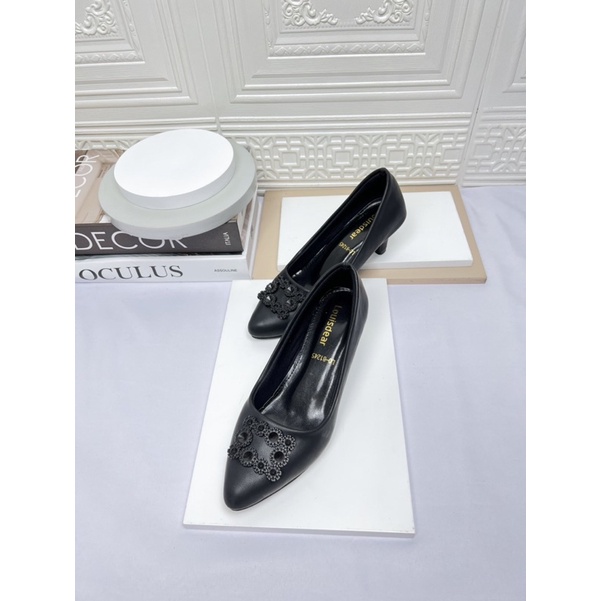 sepatu heel wanita terbaru kekinian pesta LOUISDEAR pansus heel 3 cm dove 3 cm P38