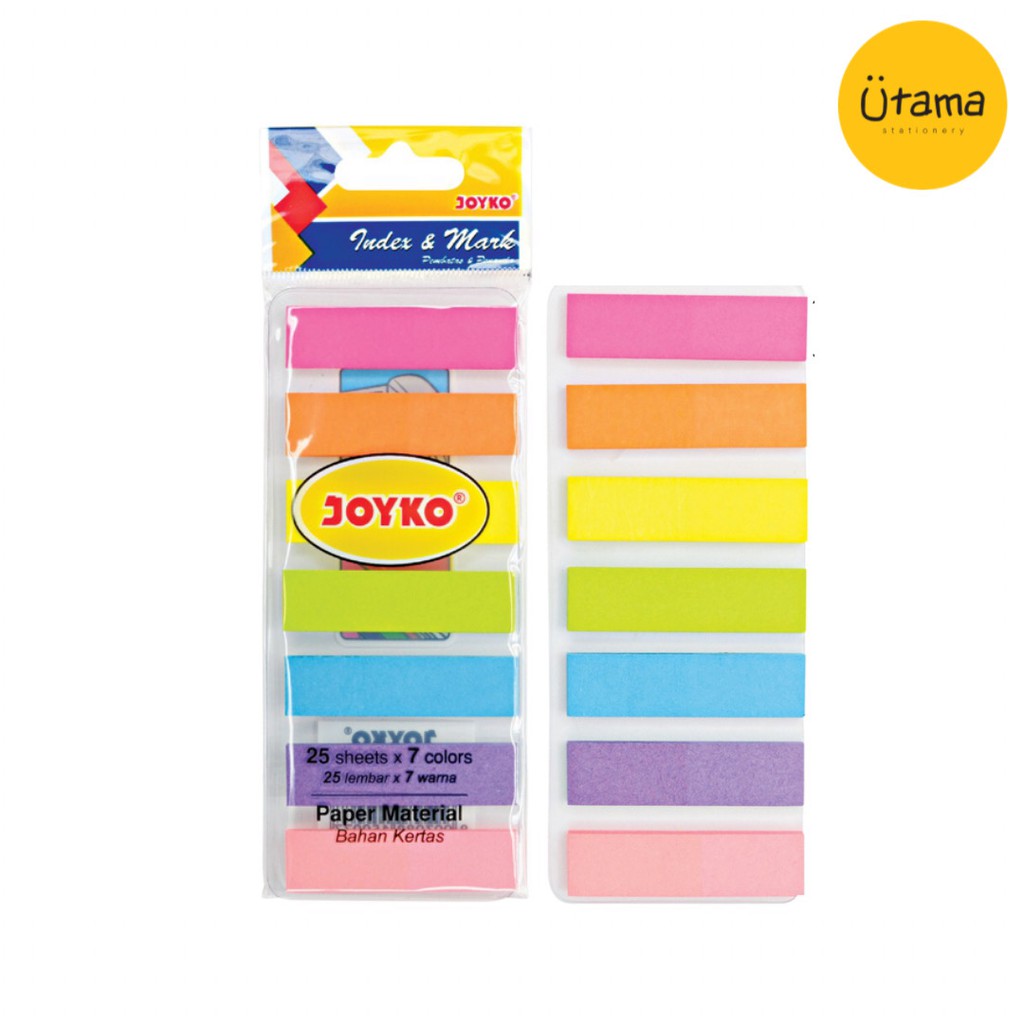 

Index Mark Joyko IM-32 (KERTAS KOTAK)/Penanda Halaman/Page Mark/Sticky Notes/Pembatas Buku