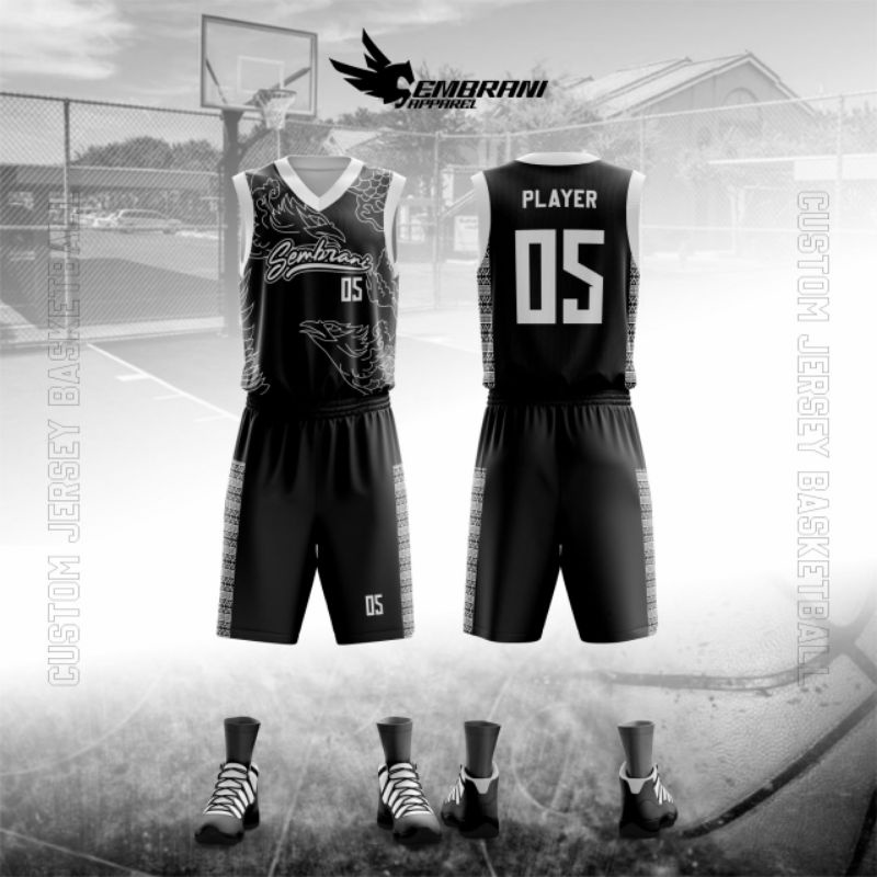 JERSEY BASKET CUSTOM DESAIN SENDIRI