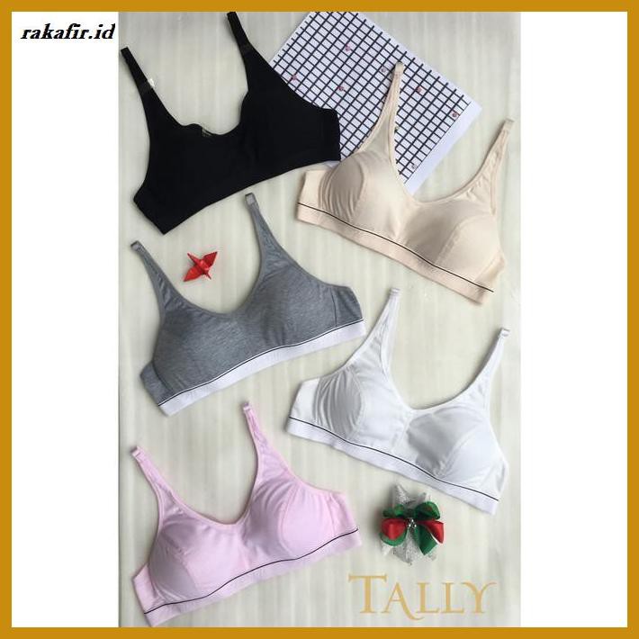 Bra-Bh- Tally 082 Bra Remaja/ Bh Abg Tanpa Kawat- Original Tally - Putih, 34 -2021-Update.