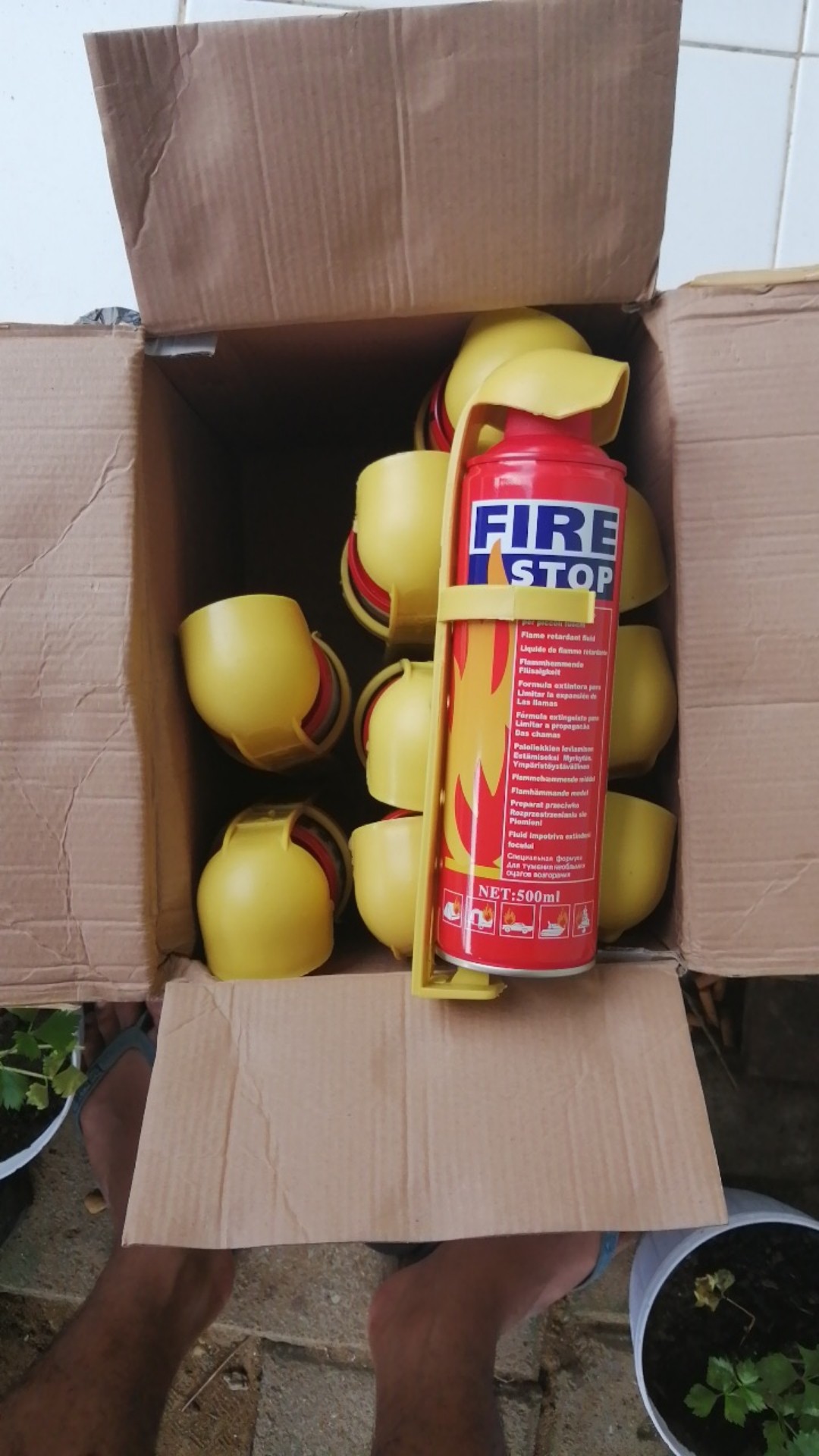 Alat Pemadam Api Kebakaran Ringan Mobil Fire Stop  Car 400 Ml