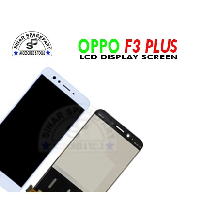 OPPO F3 PLUS LCD + touchscreen original 100% garansi
