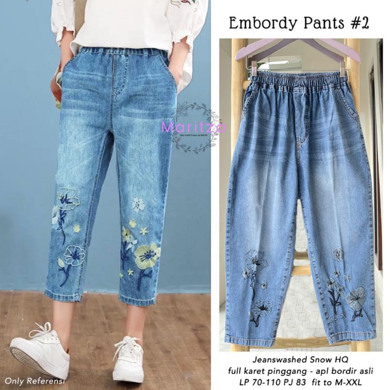 embordy pants #2 celana baggy jeans by maritza