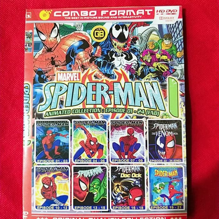 NEW Kaset Film Anak Spiderman Collection Vol 1