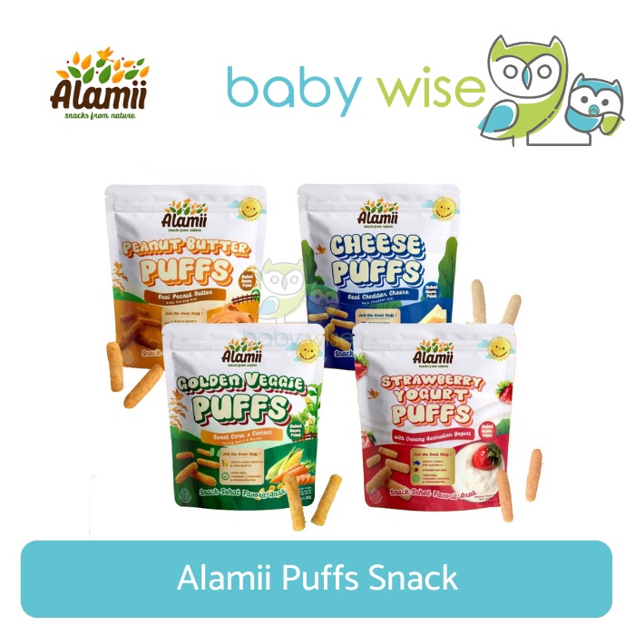 Alamii Puffs Snack - Snack / Cemilan Anak Sehat