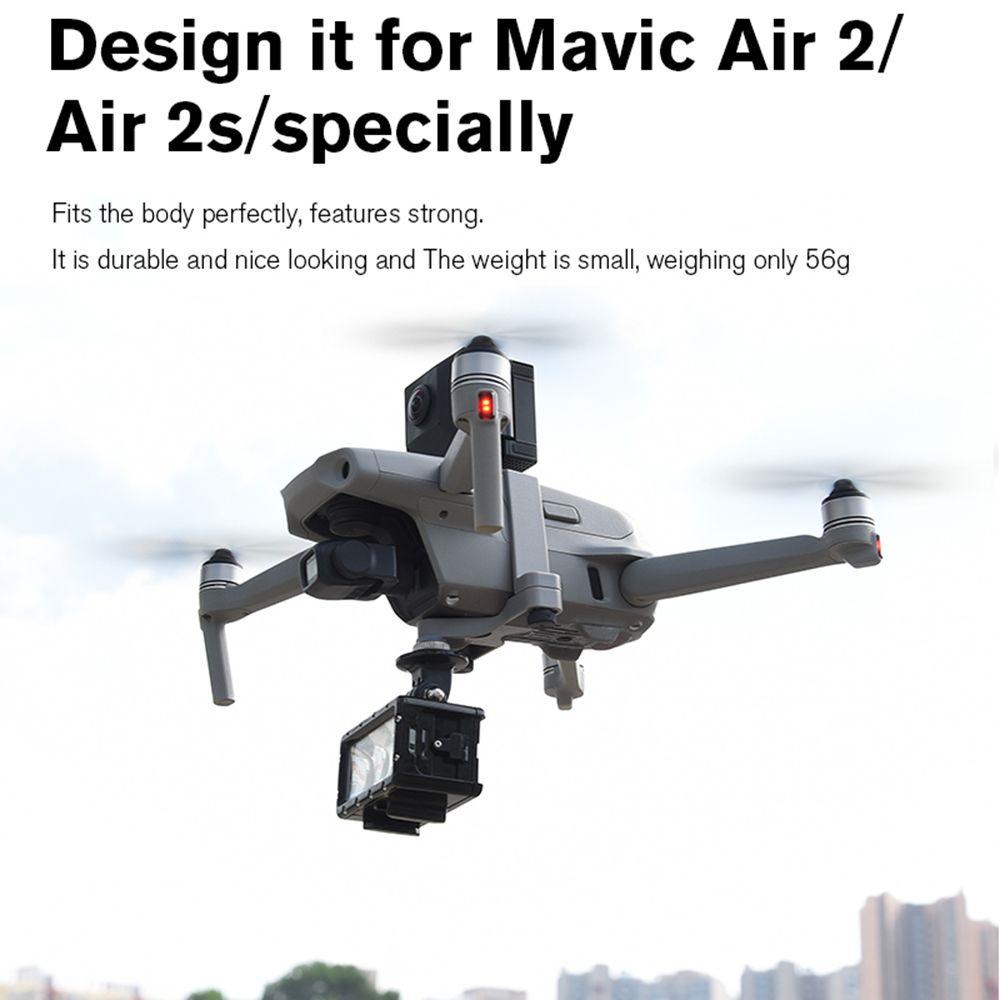 Preva Untuk DJI Mavic Air2/2S Plastik Isi Aksesoris Lampu Panoramic Action Camera Transfer Untuk Action2