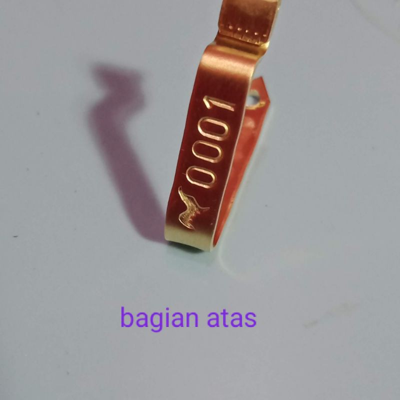 segel sayap (P 3cm x L 5mm). harga perlusin isi 1 pcs