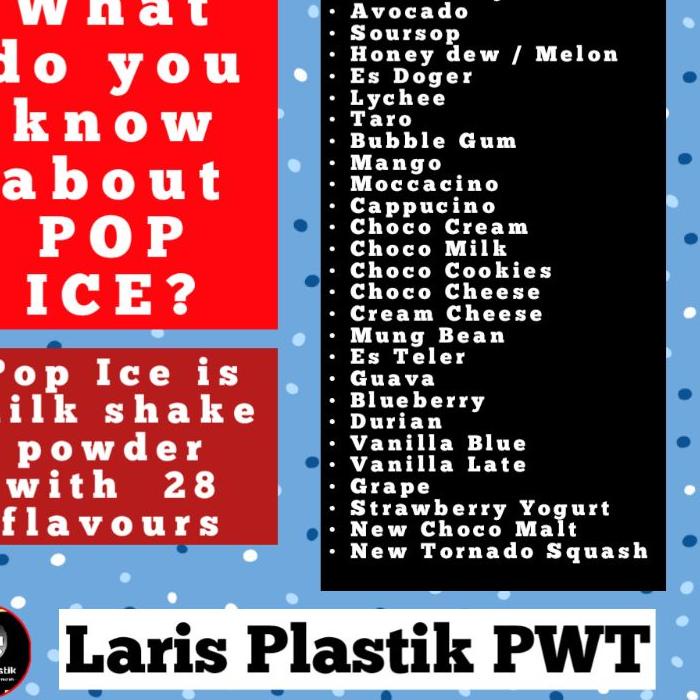 

♥MURAH LEBAY♥/LS GROSIR POP ICE SEMUA RASA LENGKAP POP ICE RENCENGAN TERMURAHLS GROSIR POP ICE SEMUA RASA LENGKAP POP ICE RENCENGAN TERMURAH/produck terlaris