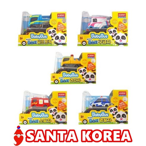 [TERBARU] [RDY STK] BABYBUS BABY BUS TOY MONSTER POLICE CAR FIRE TRUCK TOW TRUCK Ambulance Dump Truc