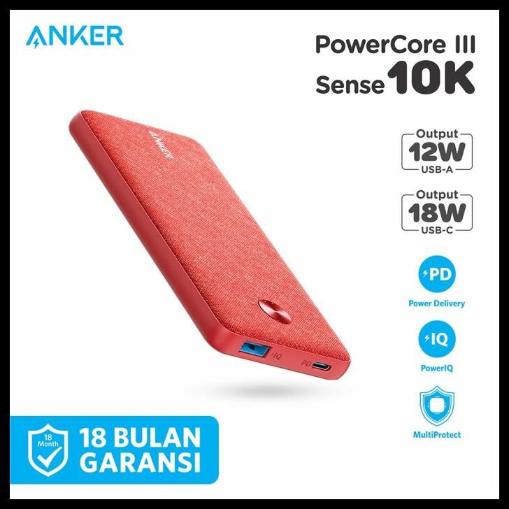 powerbank anker powercore iii sense 10k pd   a1231