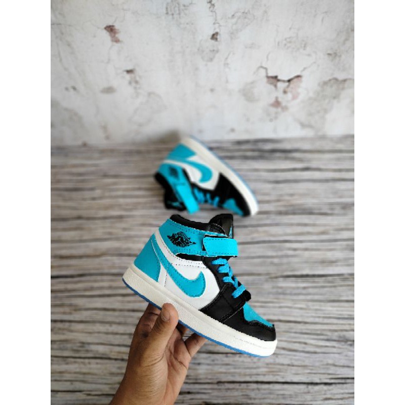 SEPATU JORDAN ANAK BLUE PREMIUM QUALITY NIKE JORDAN ANAK BIRU