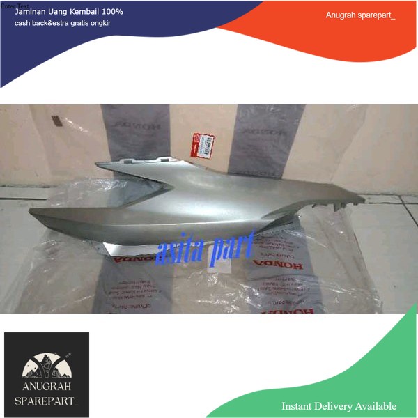 cover body bagian kiri vario 125 150 k59j new esp warna silver original
