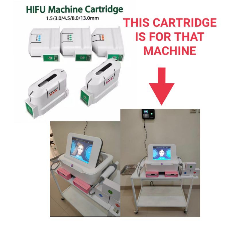 cartridge 4.5 hifu SMAS 2IN1 SEPERTI FOTO