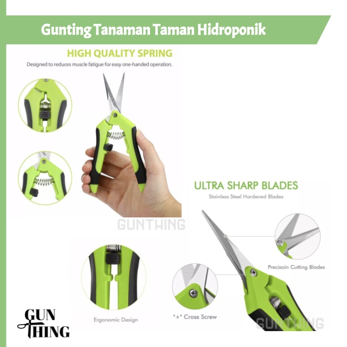 Gunting Tanaman Taman Hidroponik / Gunting Mini Dahan Bunga Bonsai Kebun / Garden Pruning Mini