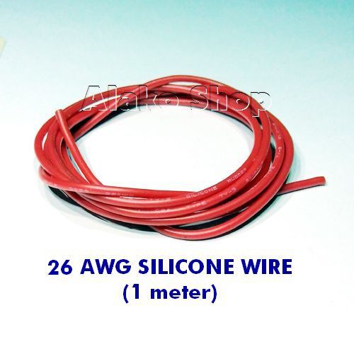 Kabel Silikon AWG26 (Silicone Wire 26 AWG) - 1 meter