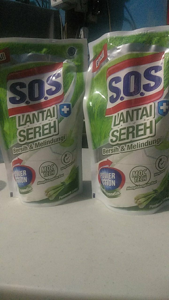 Sos Pembersih Lantai 750ml & Sos Lantai Sereh 700ml(reffil)