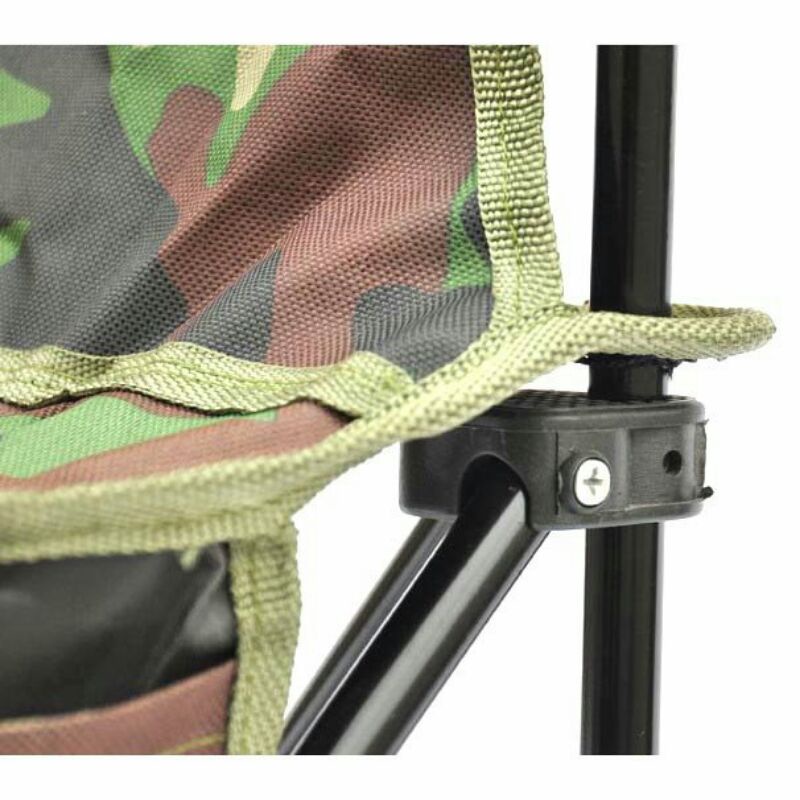 Kursi Lipat  Portable Memancing Camping Fishing Chair Desain Army S-1017 Army Green