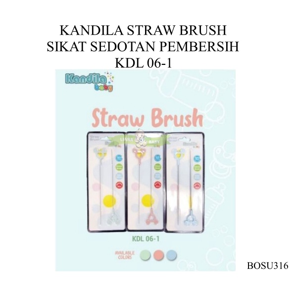 BOSU316 KANDILA SIKAT SEDOTAN STRAW BRUSH BABY KDL06-1