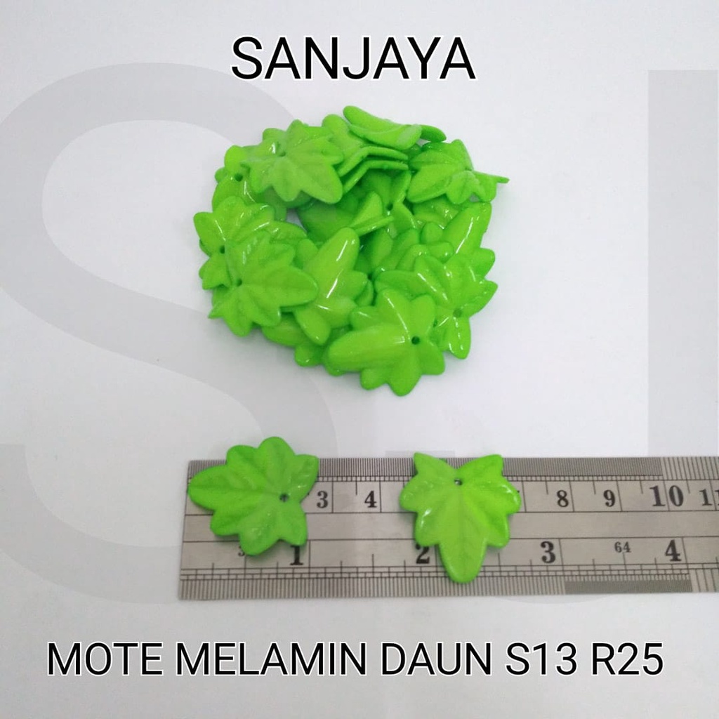 MOTE MELAMIN / MANIK DAUN / MANIK MELAMIN DAUN / MOTE MELAMIN DAUN S13 R25