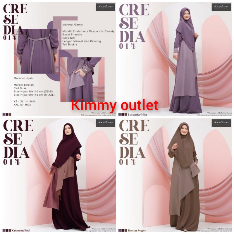 gamis branded haitwo crassedia 14 diskon murah