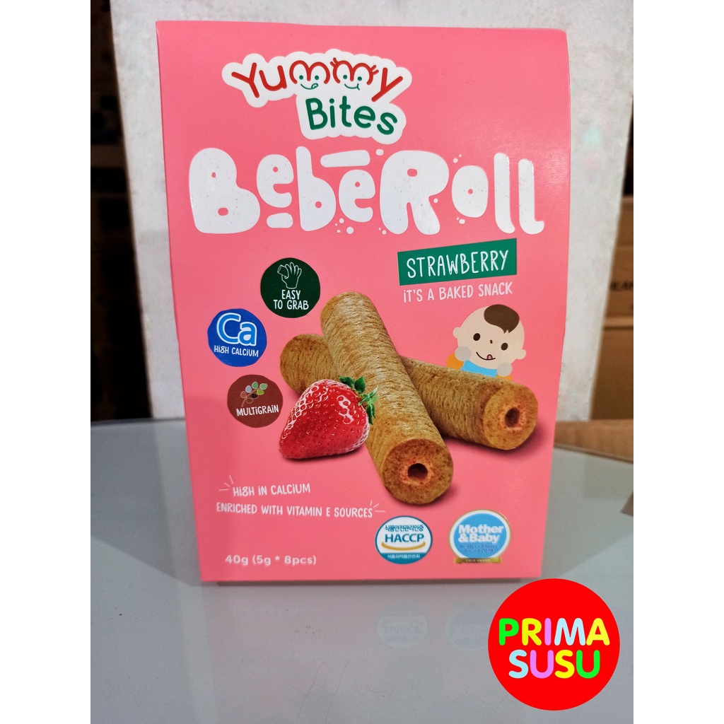 Yummy Bites Beberoll Strawberry 40 GR