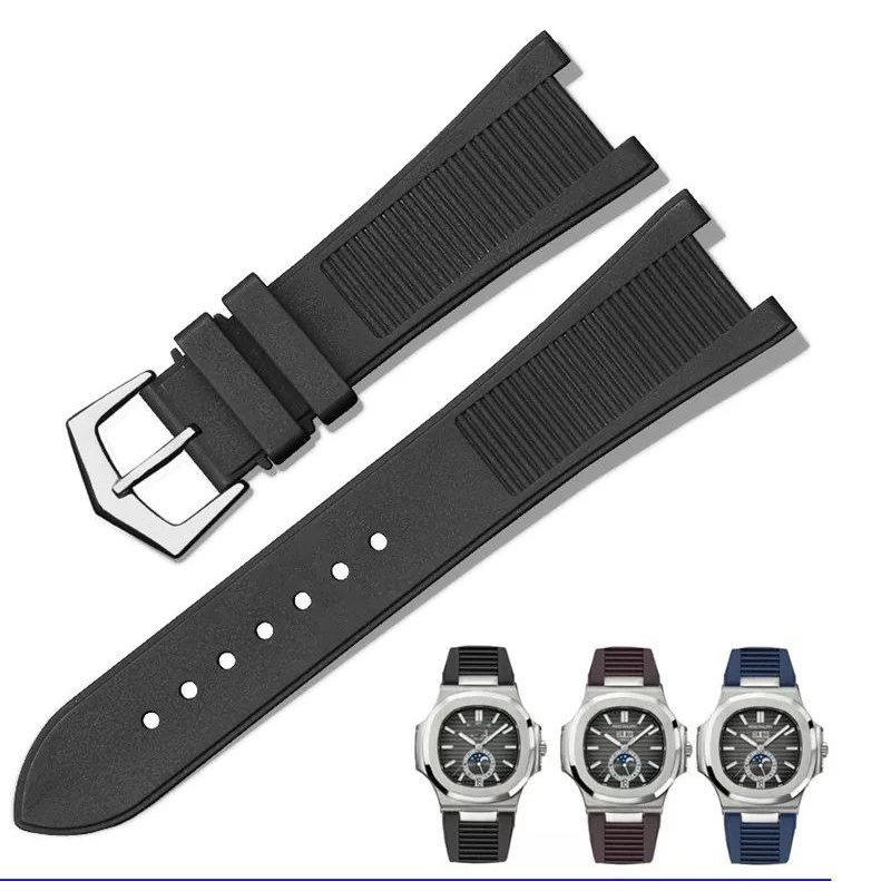 Tali jam tangan patek Philippe nautilus Strap watch patek Philippe nautilus rubber strap tali jam tangan