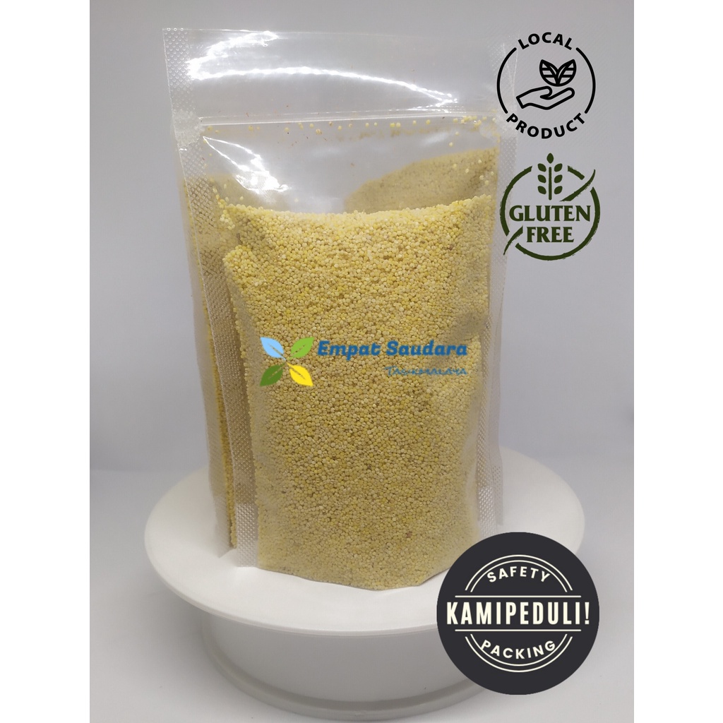 

BIJI JAWAK / BIJI KUNYIT / JEWAWUT / SEKOI / FOXTAIL MILLET KEMASAN 250 GR