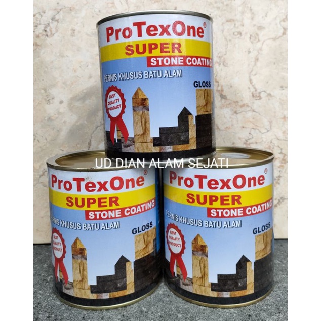 Jual Pernis/Coating pelapis batu alam clear gloss SUPER Protexone