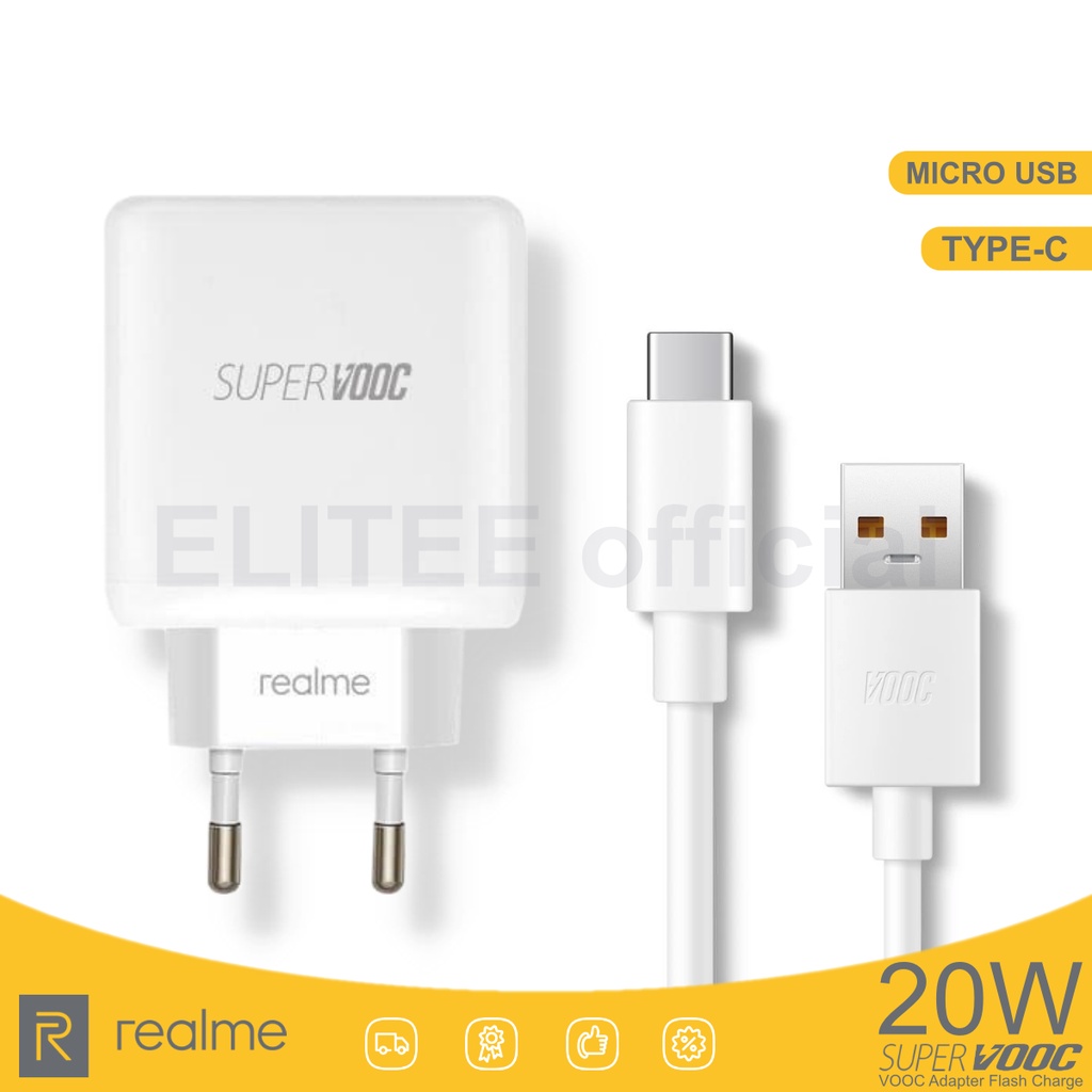 Fast Charger Realme 20W Fast Charging Original