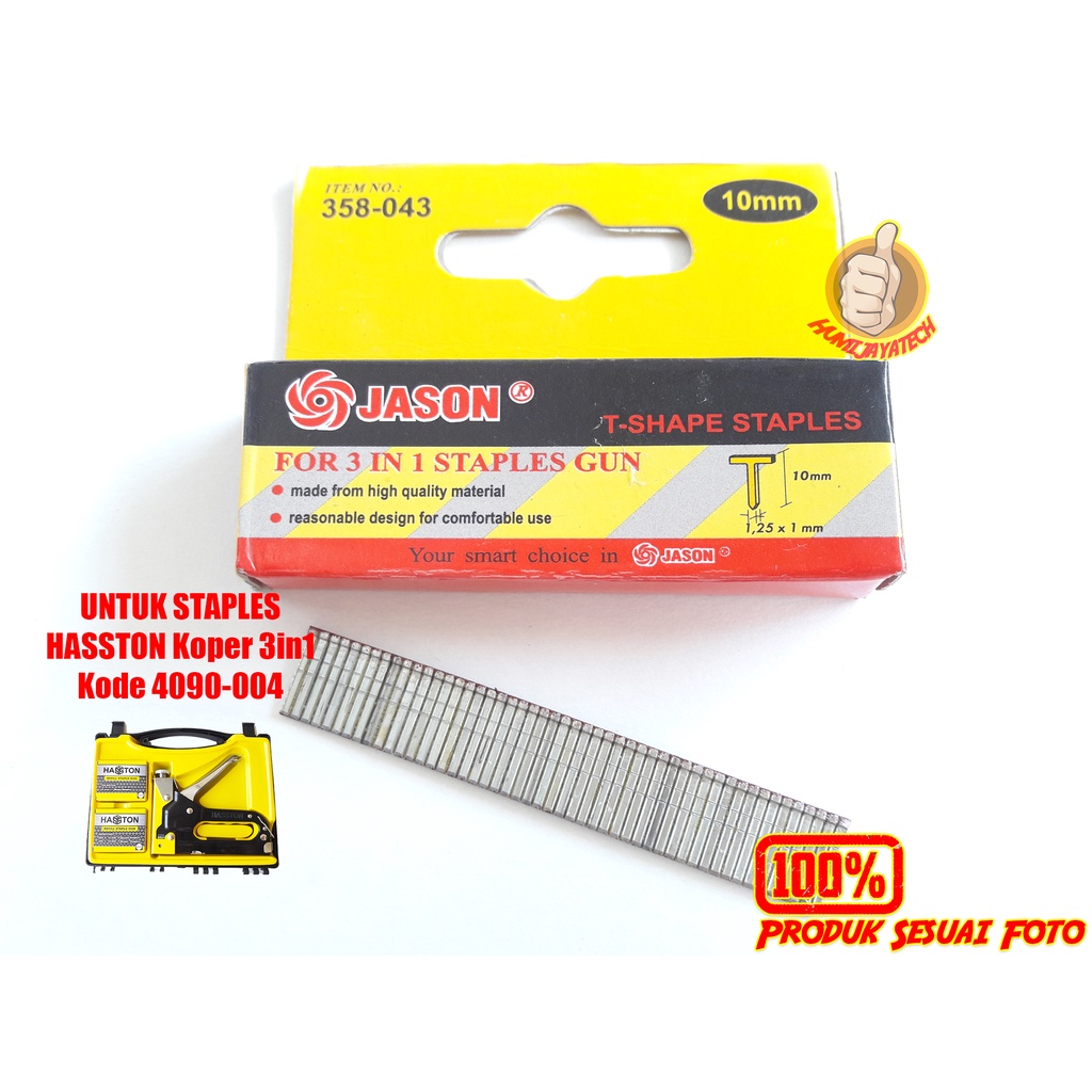 Jual Isi Staples Tembak Model Paku Mm Jason Isi Staples Tembak T Mm Shopee Indonesia