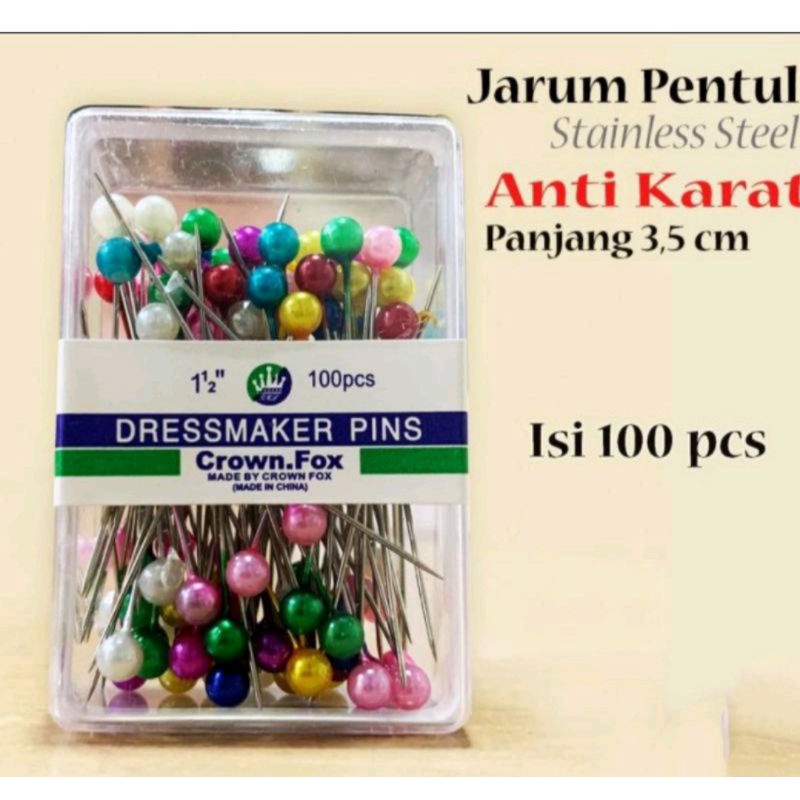 Jarum pentul mika kotak besar isi 20 kotak(1 Box total isi 2000 pcs jarum)