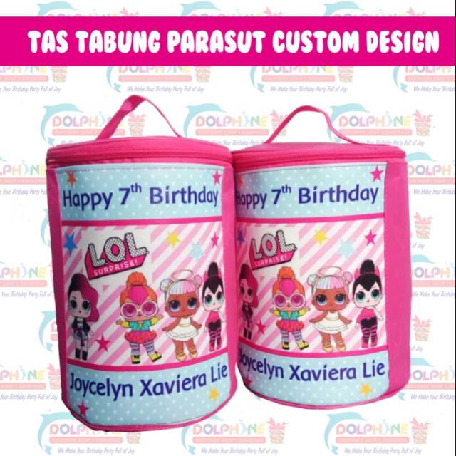 

TAS ULTAH TABUNG PARASUT CUSTOM DESIGN