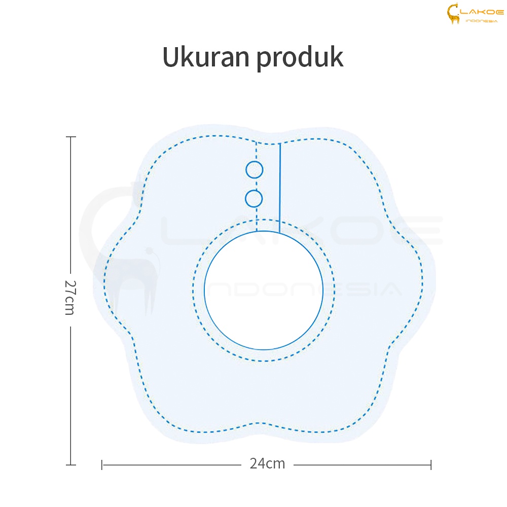 LAKOE bib bayi slabber bayi 6 lapis Celemek Makan Bayi Bahan Katun Gauze