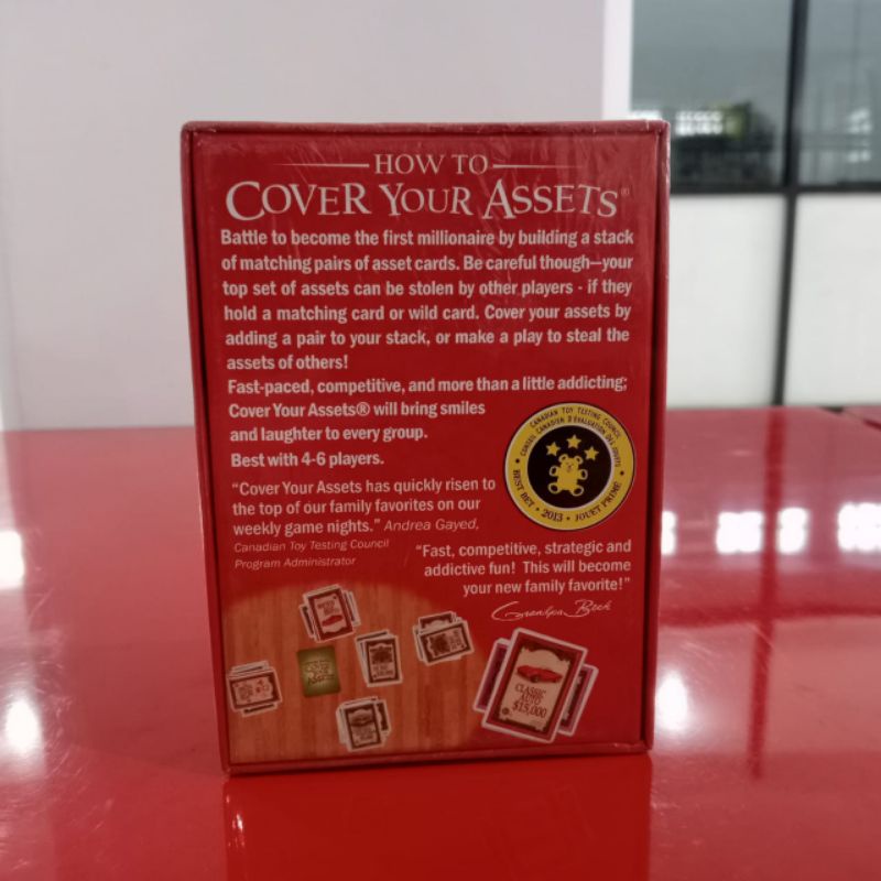 Cover Your Assets Collector Edition board game