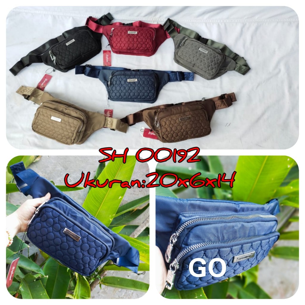 gof B3 TAS WAIST BAG/PINGGANG Perempuan Berkualitas / Tas Outdoor Multifungsi Stylish Cewek Kekinian