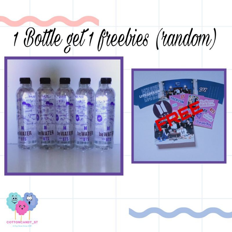 [READY STOCK] BE WATER BTS (BOTOL+AIR)