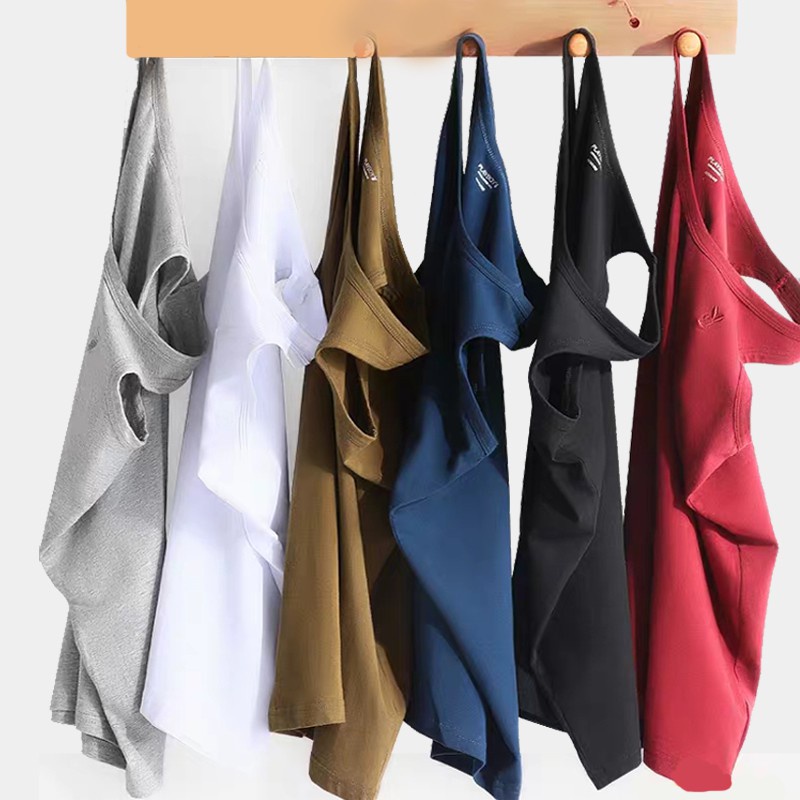 Kaos dalam pria dewasa singlet pria tanktop Jumbo warna polos katun premium