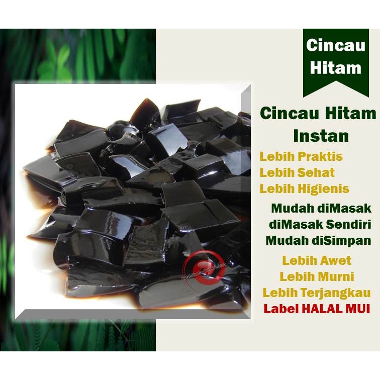 

Cincau Hitam Powder 30gr 12pcs Halal Berkah Lancar Jaya