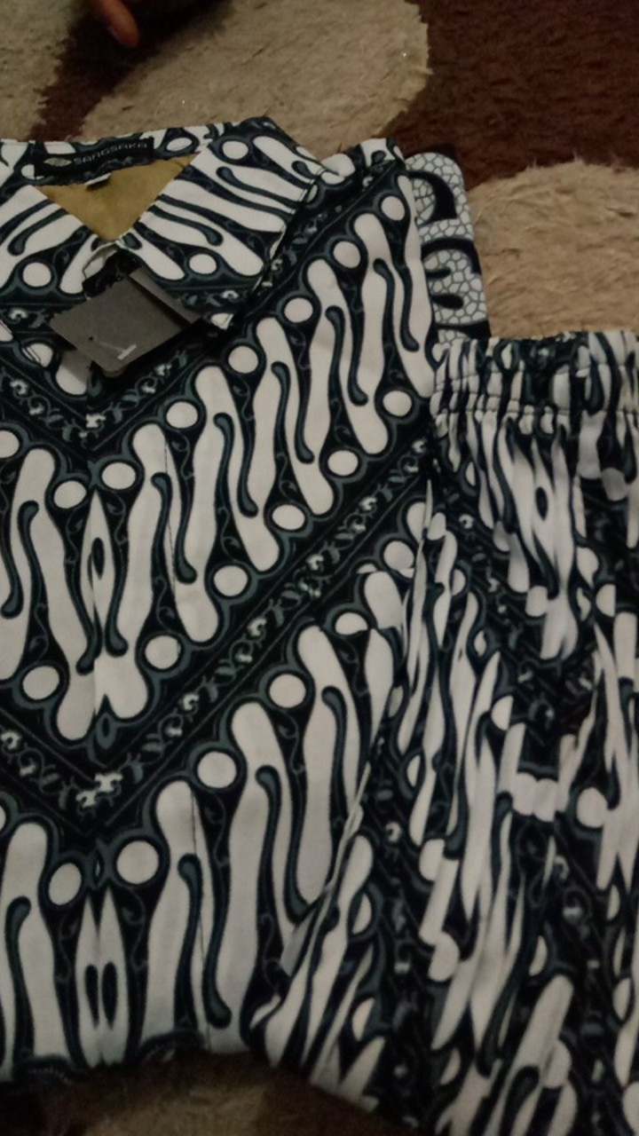 Batik Couple / Baju Batik Couple / Batik Set / Batik Lengan Panjang / Rok Set