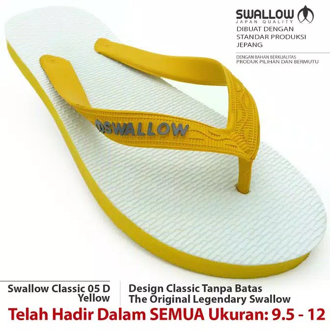 (COD) Sandal Jepit Karet Swallow 05 Classic Murah