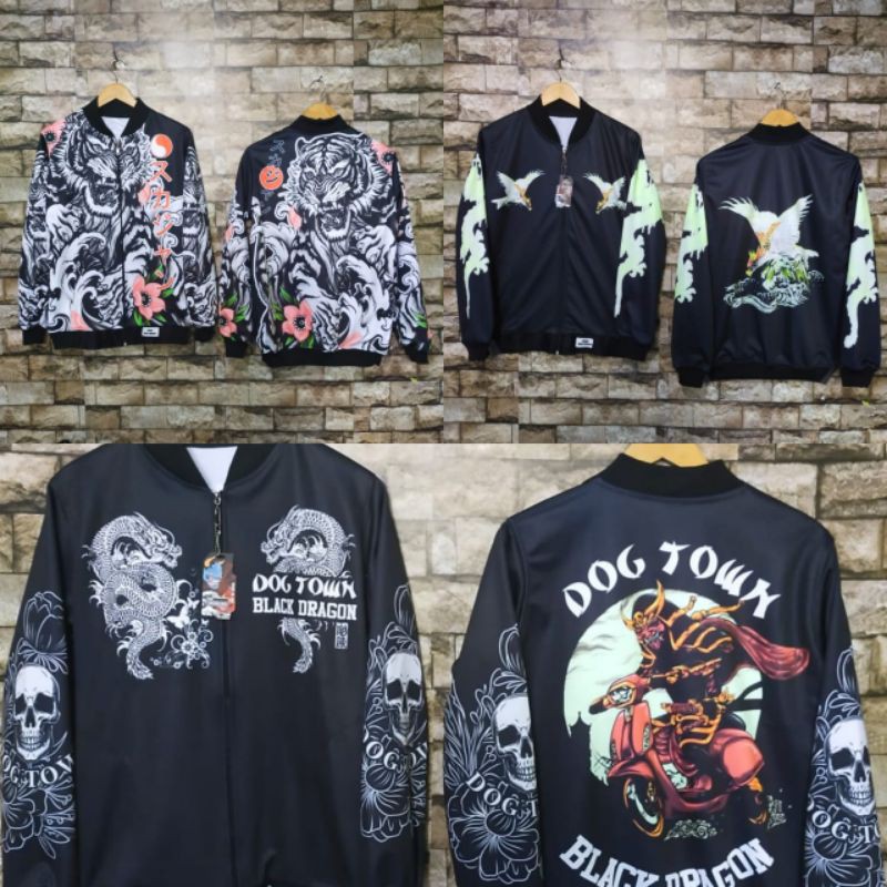 Jaket Sukajan Dogtown Jaket Sukajan Printed Design