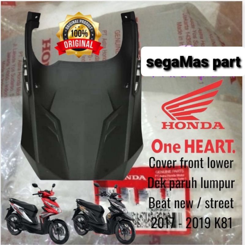 Cover dek paruh lumpur beat esp honda new eco beat street k81 tahun 2017 - 2019 Original Win Tenshi